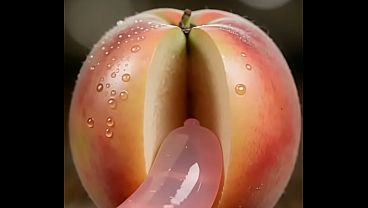 Naughty fantasy with a 3d apple & pink banana