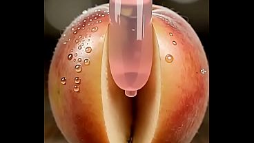 Naughty fantasy with a 3d apple & pink banana