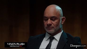 A submissive woman provides her benefactor with a five star seduction 