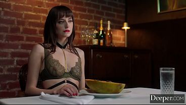 A submissive woman provides her benefactor with a five star seduction 