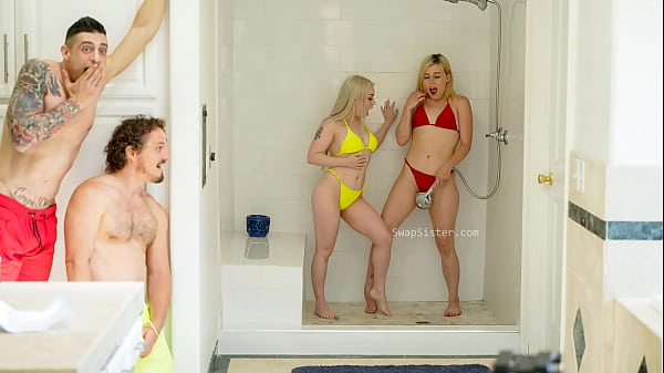 Guys Swap TheirStepsisters andHave a_Naughty_FoursomeSwapsister