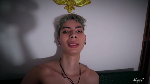 Pov Cameraman Gives A Nice Oil Handjob To A Big Dick Skinny Twink And Makes Him Cum Hard thumbnail