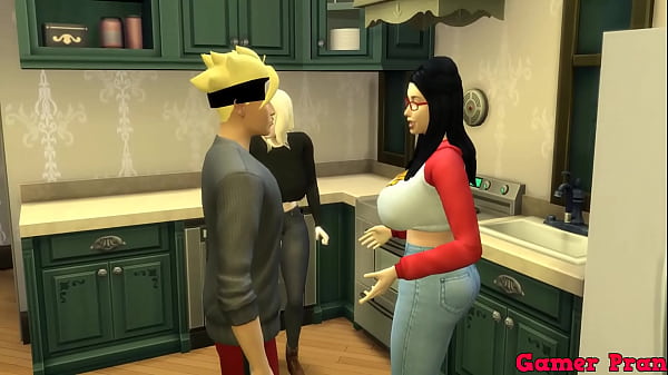 Pervert family cap 2 and sarada talking with tsunade to see if she wants to make a threesome with them at the end everything comes out better a lot of milk inside them