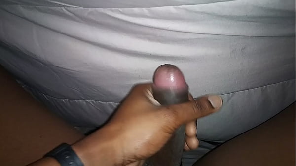 Uncut dick under sheet 