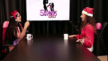 COMPILADOS DA JUJUBE DEL&Iacute;CIA NO PAPO COM TIFANY (SWING CAST NATAL) - PARTE 4 (WATCH ON: SHEER/RED) 