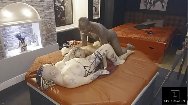 Play MP4 - THREEWAY AT THE DEN AS JAY PLAYHARD EXPERIENCES EVA MAY AND LIVIE BLAINN