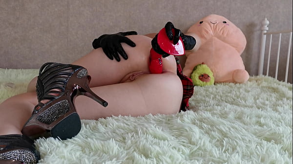 Under Skirt Horny Student No Panties Small Ass Tight Anal Destroyed Giant Huge Dildo thumbnail