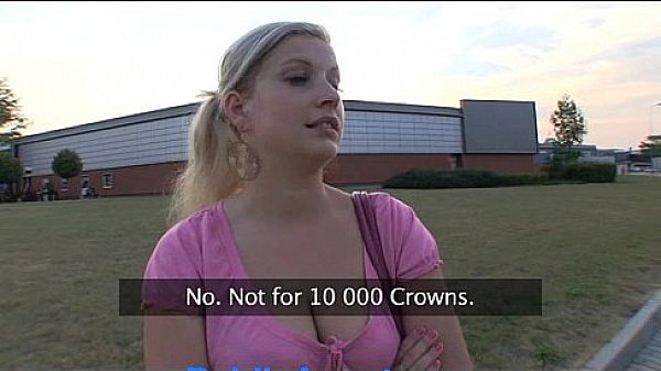 PublicAgent Natally shows me more than just her big boobs outdoors. 