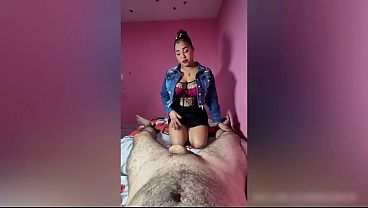 Nonton Brunette Diys The Lack With Heaving Dure On My Cock thumbnail