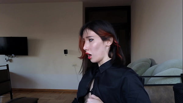 Trans In Black Suite Fuck The Pussy Toy And Make Great Cum. Debut Video thumbnail