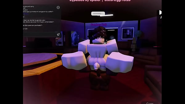 Negro se folla a lindo femboy blanco con culo gordo en roblox