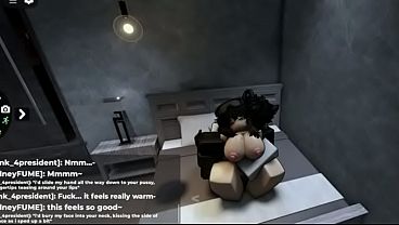 ROBLOX Cum Loving Slut Ends up Soaked
