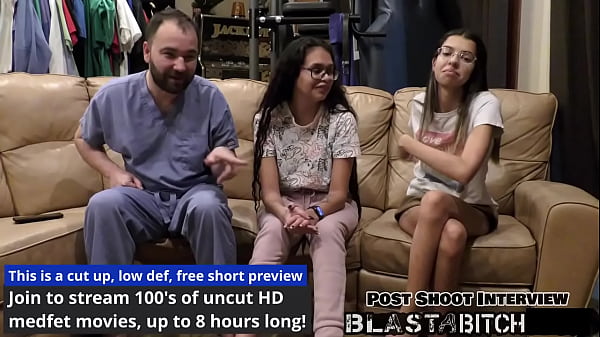 Stepsisters aria nicole & angel santana suck dick and get blasted full of cum 