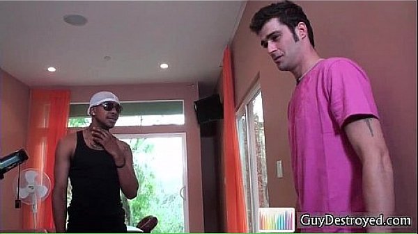 Jason Crew working out on fat black cock gay porno 