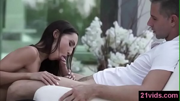 Stunning brunette anal riding