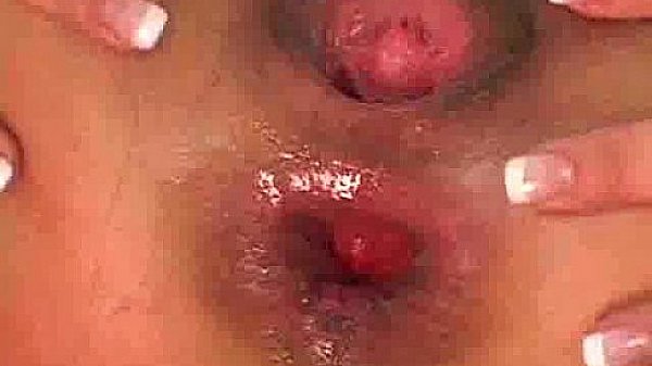 Two rods stretching milf pussy 