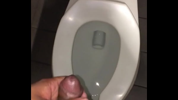 Cumming in publicbathroom