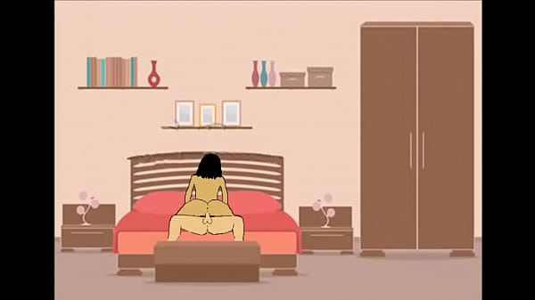 Desenho de mulher sentando no pau 