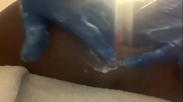 Wide bum hole fisting 