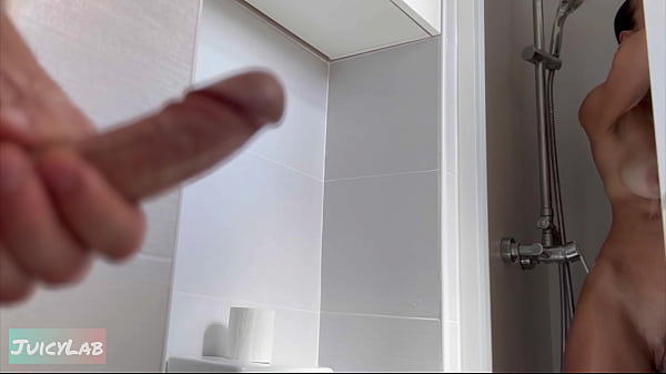 Play MP4 - Caught me Jerking off While She Showering &comma; Lick And Fuck her Meaty Pussy