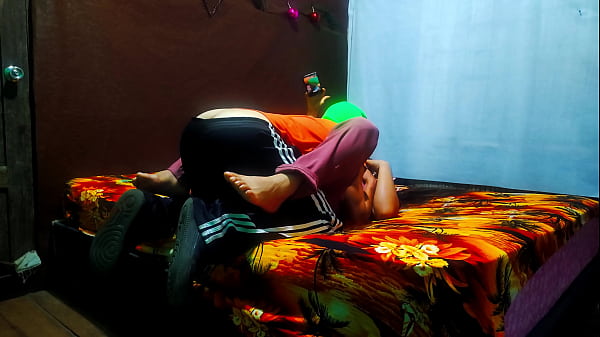 My stepfather walks around the house so that night falls and he can spend the night in my apartment warm up