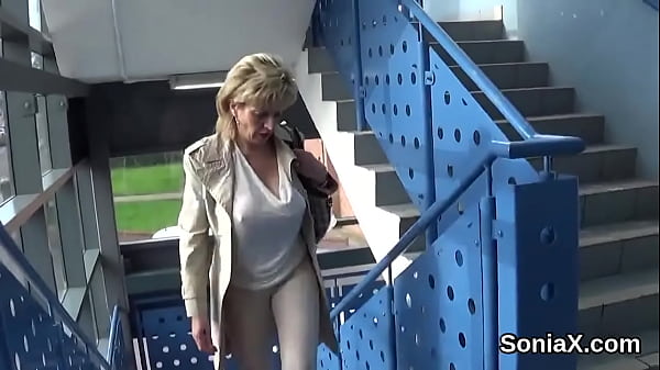 Unfaithful british mature_lady sonia_flashes her big melons