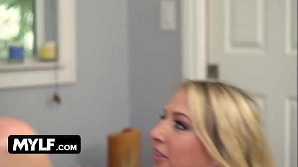 MYLF - Curvy Blonde Milf Quinn Waters Shows Chris Young How To Properly JerkOff