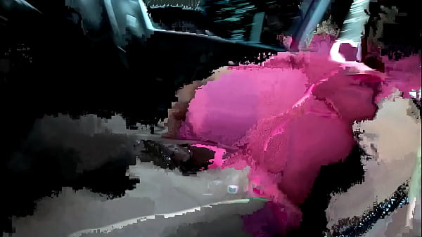 kelly cd horny carpark wank in pink dress nude pantyhose and heels