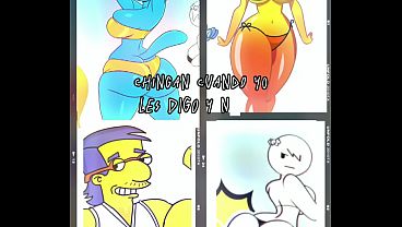 Milhouse: estoy enamorado de 3 babys