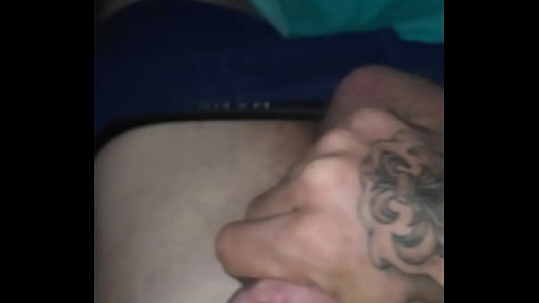 Dick play while laying down 