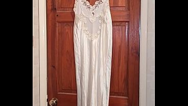 Silk and satin nightwear sets made up in a gallery so will play a few seconds i love these 