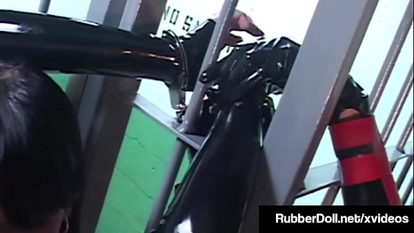 Prison Guard RubberDoll Spanks_& Doms Inmate Megan Jones!