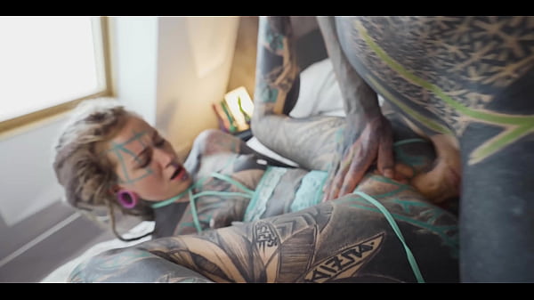 Tattooed teen balls deep fucking 