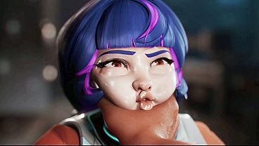 Juno es follada duro por su boca con la verga de junker queen