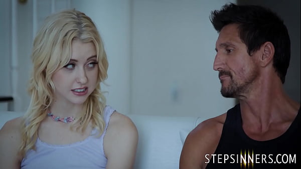 Step dad takes inexperienced teen under his wing chloe cherry