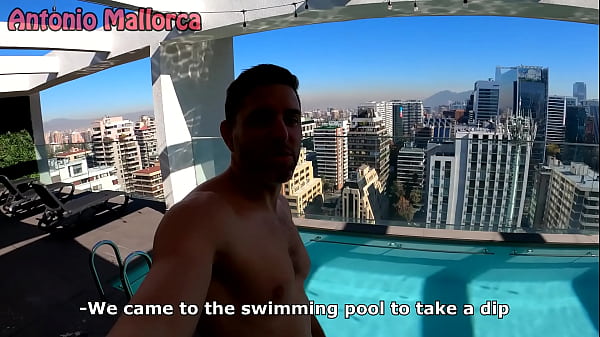 Fucking a hot big ass latina picked up by the swimming pool