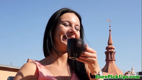 Shy euro pickup babe_flashes her_panties