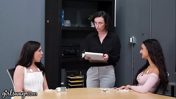 Play MP4 - Girlsway Eliza Ibarra & Whitney Wright Fuck Each Other Hard For A Lesbian Study