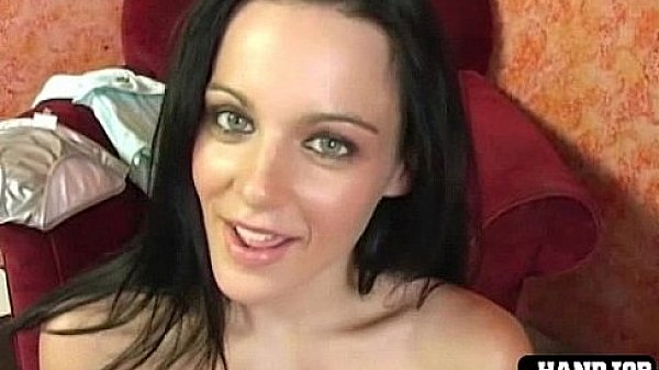 Nonton Brunettel With Big Tits Plays With Cock thumbnail