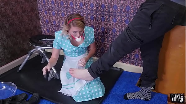 Naughty teen_gagged with soap