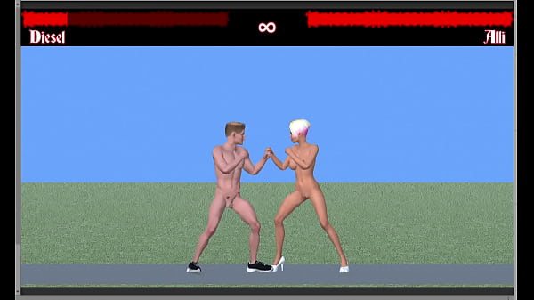 Naughty fighting game