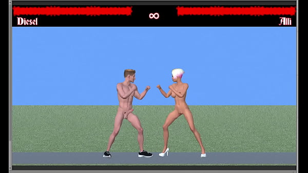 Naughty fighting game