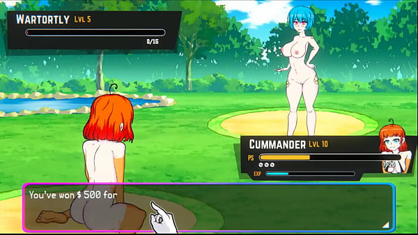 Play MP4 - Oppaimon &lbrack;Pokemon parody game&rsqb; Ep&period;5 small tits naked girl sex fight for training