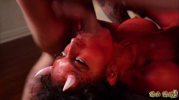 Three feral demon whores are hungry for man meat & cum 