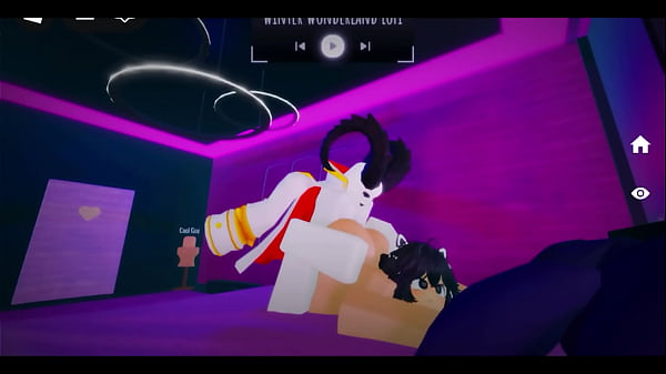 Bitch is horny for big white cock in roblox