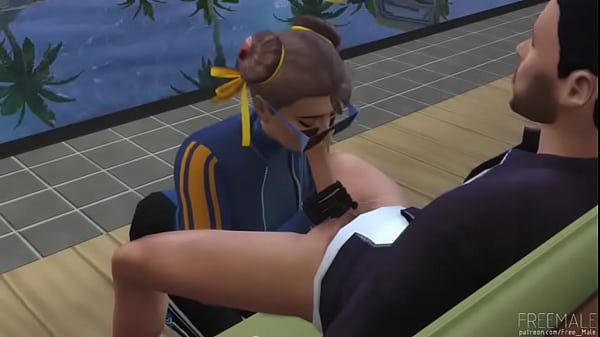 Street fighter girl loves blowjob