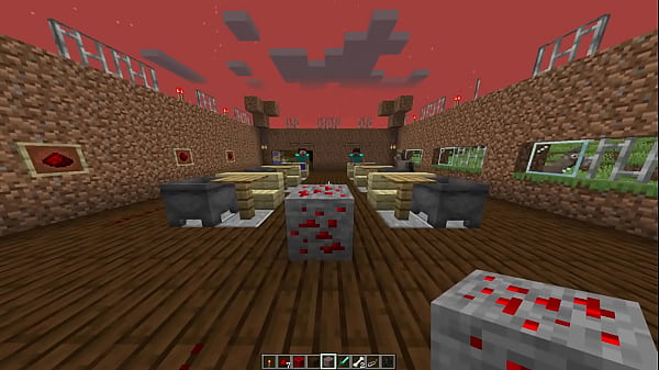 El profesor y su ense&ntilde;ansa sobre la redstone 