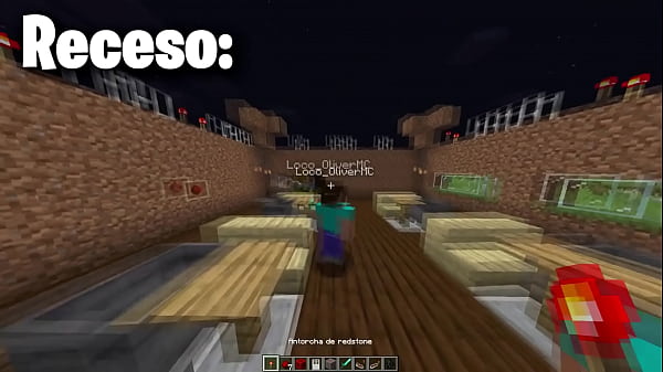 El profesor y su ense&ntilde;ansa sobre la redstone