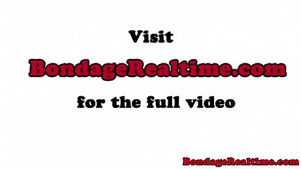 Tongue clamped sub getting spanked 