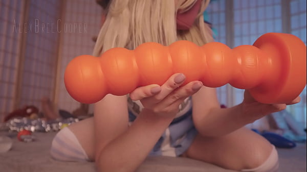 Nonton Cute Cheerleader Stuffing Hankey's Hotkinkyjo Bulge Balls In Her Ass thumbnail